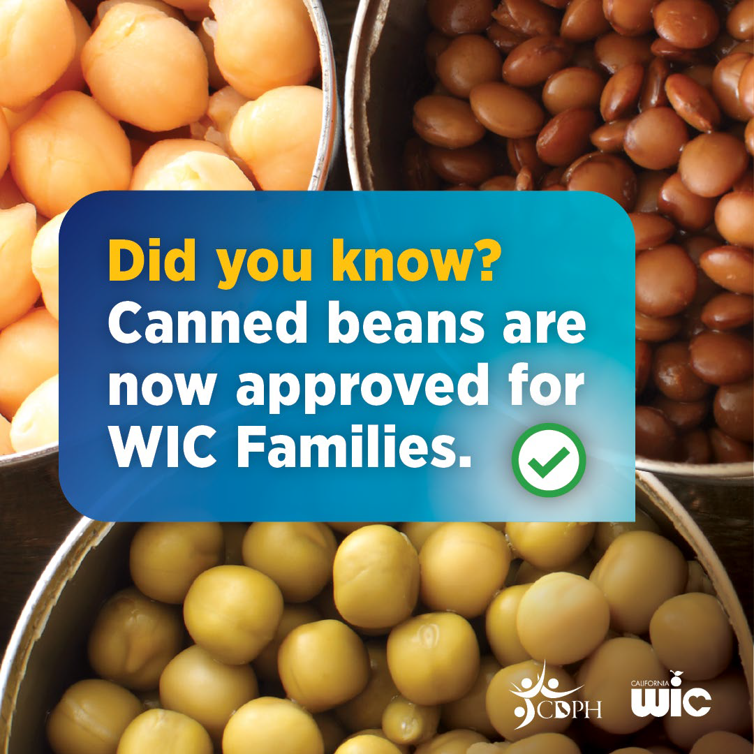 Los frijoles enlatados ahora están aprobados para las familias de WIC