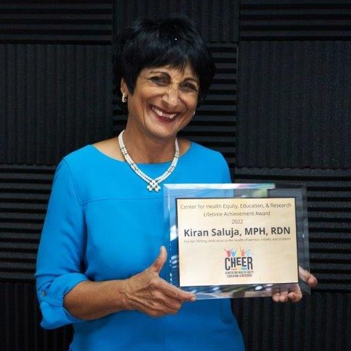 PHFE WIC’s Kiran Saluja Recognized for Breastfeeding Advocacy