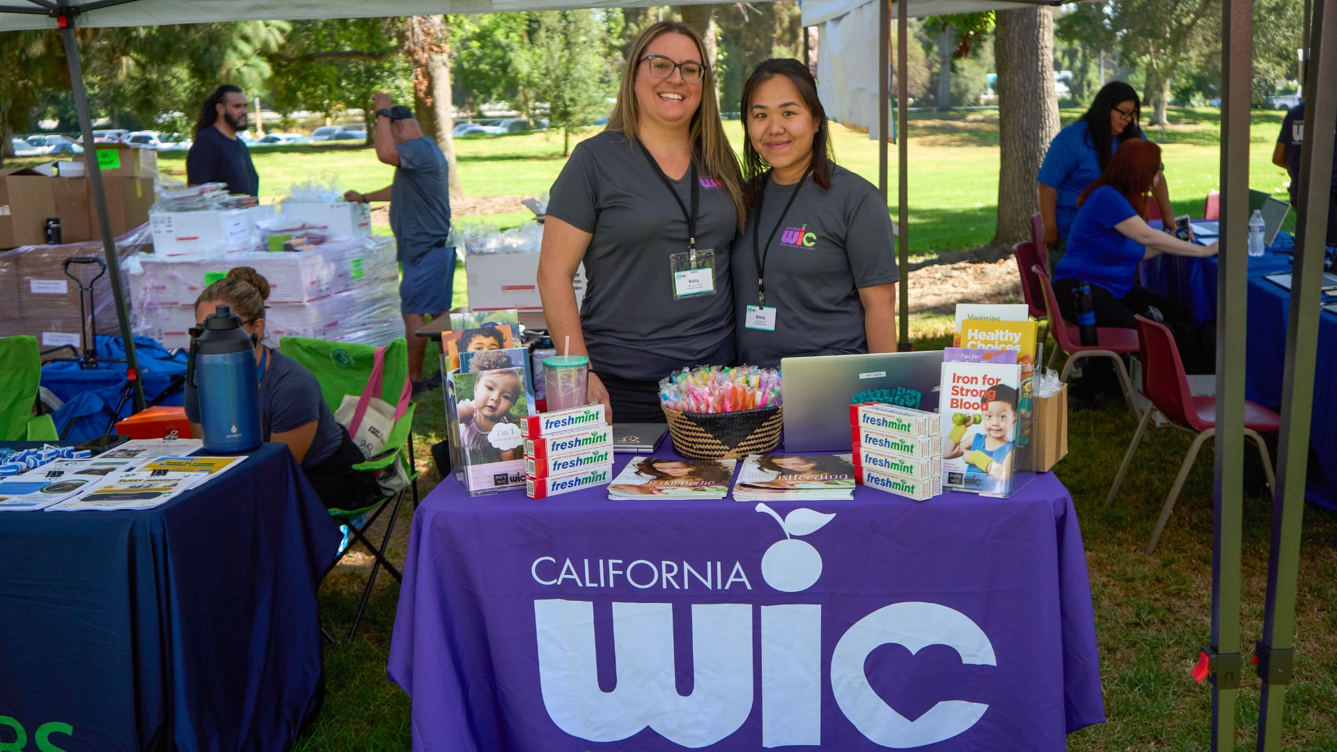 Historia de éxito: Feria de recursos y salud de WIC